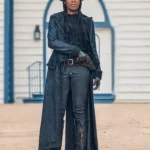 The Harder They Fall 2021 Regina King Black Long Coat