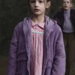 The Haunting of Bly Manor Flora Wingrave Purple Jacket