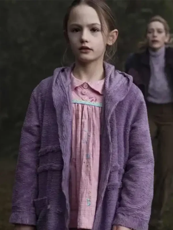 The Haunting of Bly Manor Flora Wingrave Purple Jacket
