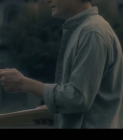 Henry Thomas The Haunting of Hill House Grey Jacket