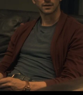 Michiel Huisman The Haunting of Hill House Maroon Jacket