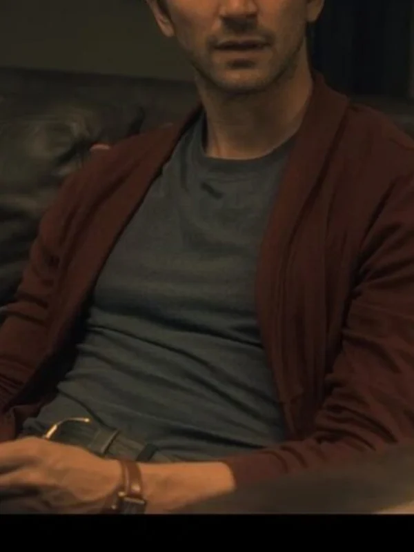 Michiel Huisman The Haunting of Hill House Maroon Jacket