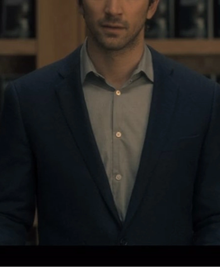 Steven Crain The Haunting of Hill House Navy Blue Blazer Coat Steven Crain The Haunting of Hill House Navy Blue Blazer Coat