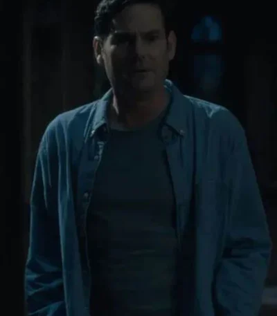 The Haunting of Hill House Young Hugh Crain Blue Jacket