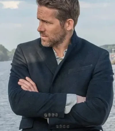 The Hitman’s Bodyguard Ryan Reynolds Black Coat