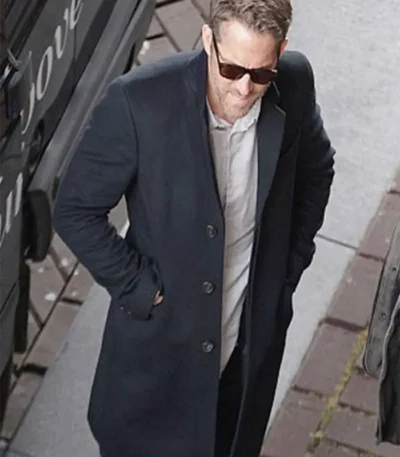 The Hitman’s Bodyguard Ryan Reynolds Black Coat