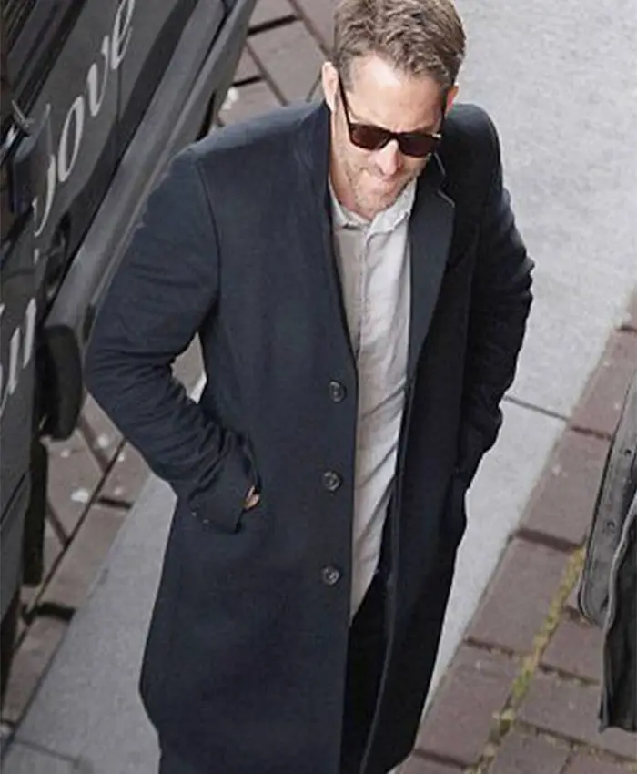 The Hitman’s Bodyguard Ryan Reynolds Black Coat The Hitman’s Bodyguard Ryan Reynolds Black Coat