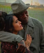 The Hitman’s Wife’s Bodyguard Darius Kincaid Grey Long Coat