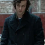 The Holdovers 2023 Dominic Sessa Black Wool Coat