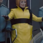 The Hunger Games Sunrise on the Reaping Glenn Close Yellow Coat