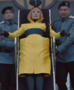 The Hunger Games Sunrise on the Reaping Glenn Close Yellow Coat