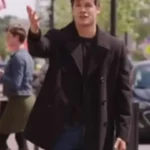 The In Between Kyle Allen Black Pea Coat