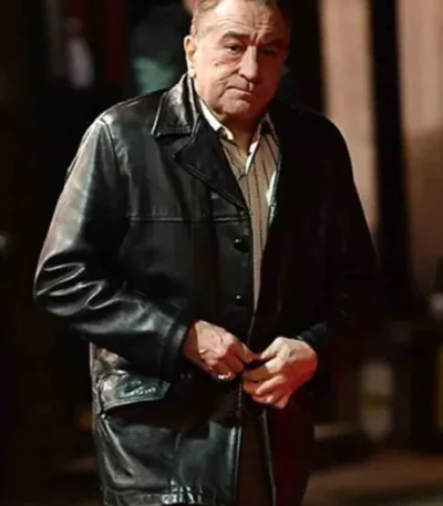 The Irishman Robert De Niro Black Coat