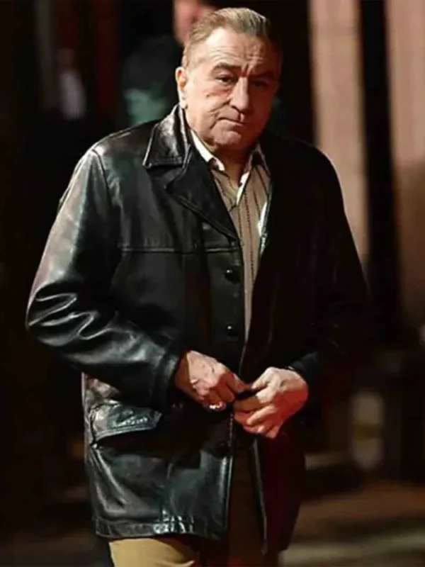 The Irishman Robert De Niro Black Coat