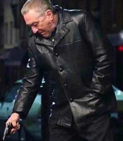 The Irishman Robert De Niro Black Coat