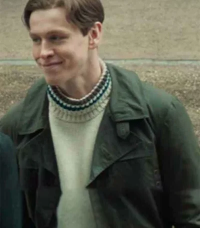 The King’s Man Conrad Black Lapel Collar Jacket