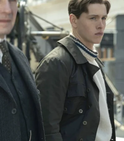 The King’s Man Conrad Black Lapel Collar Jacket