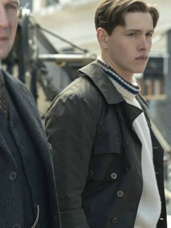 The King’s Man Conrad Black Lapel Collar Jacket