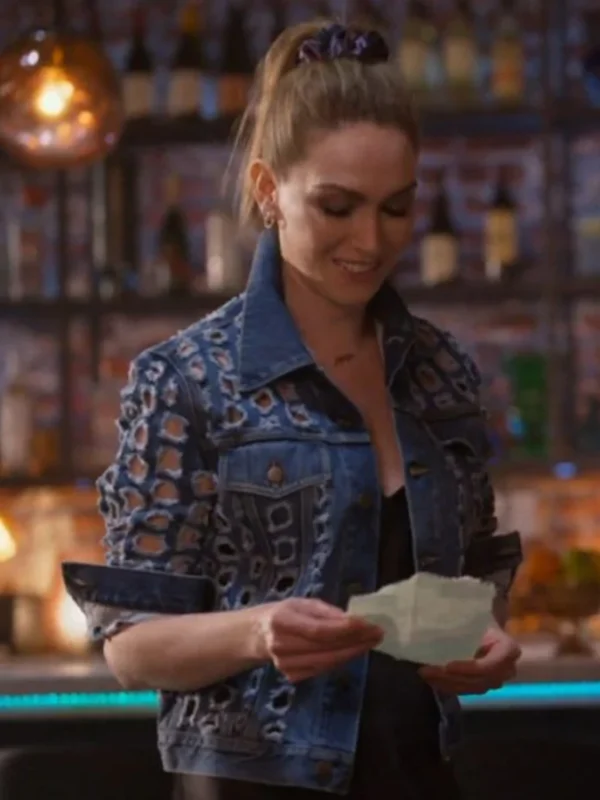 The L Word Generation Q S03 Jamie Clayton Cutout Denim Jacket
