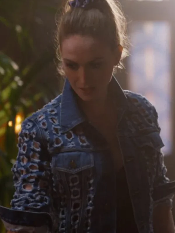 The L Word Generation Q S03 Jamie Clayton Cutout Denim Jacket