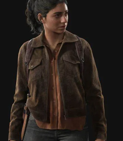 The Last Of Us Part II Dina Shirt Style Brown Jacket