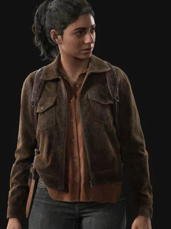The Last Of Us Part II Dina Shirt Style Brown Jacket