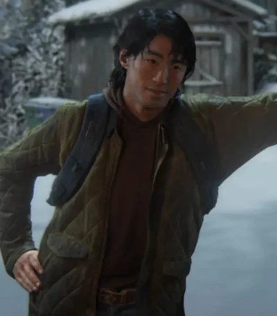 The Last Of Us Part II Jesse Quilted Brown Cotton Jacket