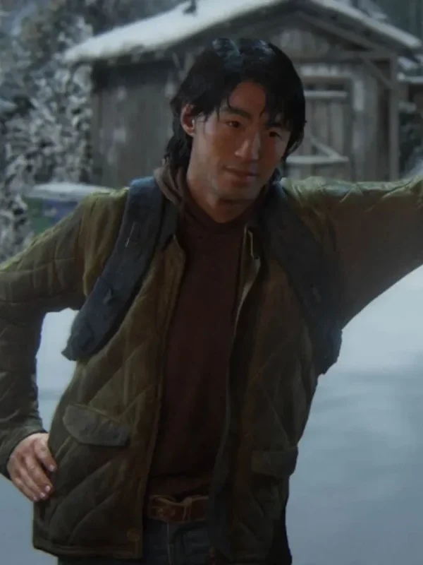 The Last Of Us Part II Jesse Quilted Brown Cotton Jacket