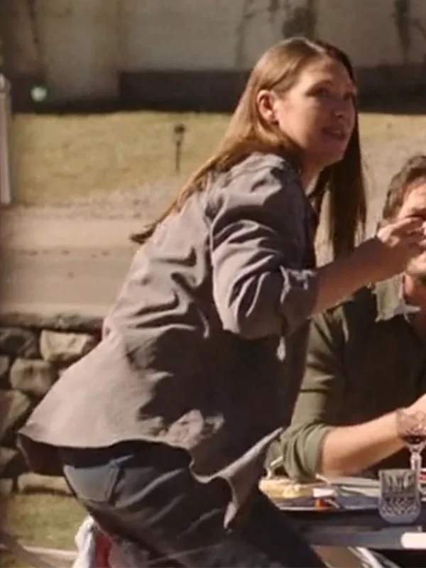 The Last Of Us S01 Anna Torv Grey Jacket