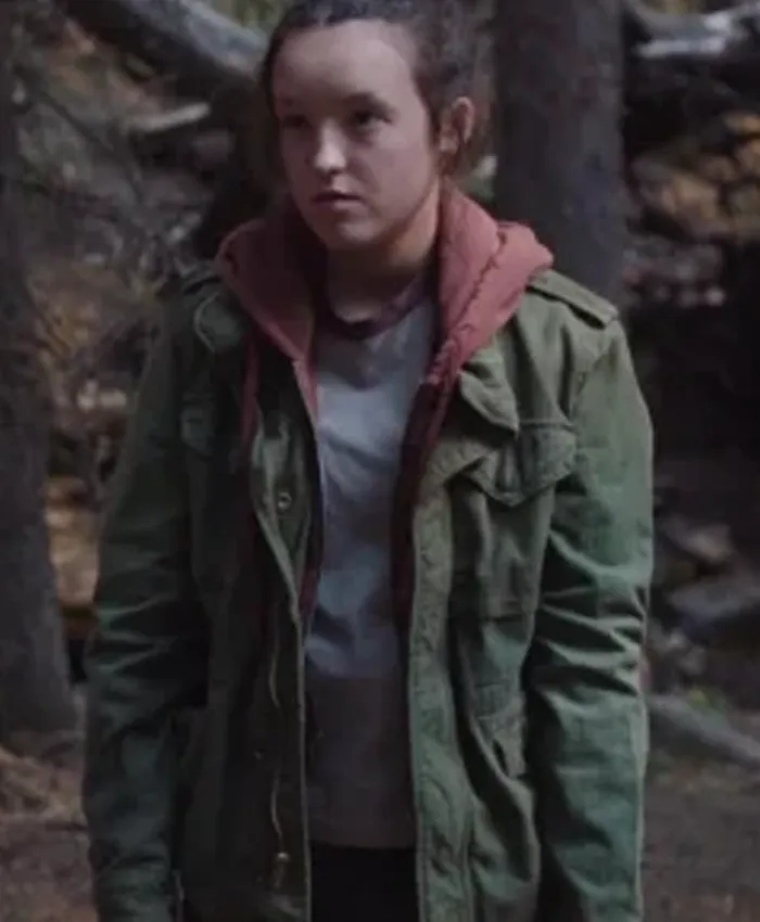 The Last Of Us S01 Ashley Johnson Green Coat The Last Of Us S01 Ashley Johnson Green Coat