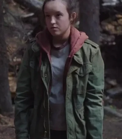 The Last of Us 2023 Ellie Williams Green Jacket