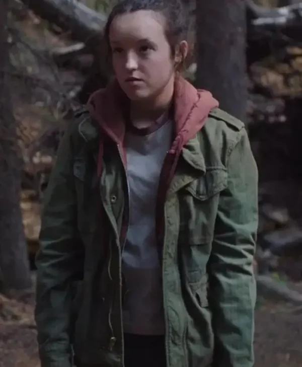 The Last of Us 2023 Ellie Williams Green Jacket
