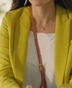 The Love Advisor 2023 Rachel Vallori Yellow Blazer