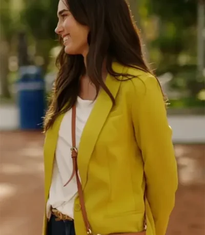 The Love Advisor 2023 Rachel Vallori Yellow Blazer