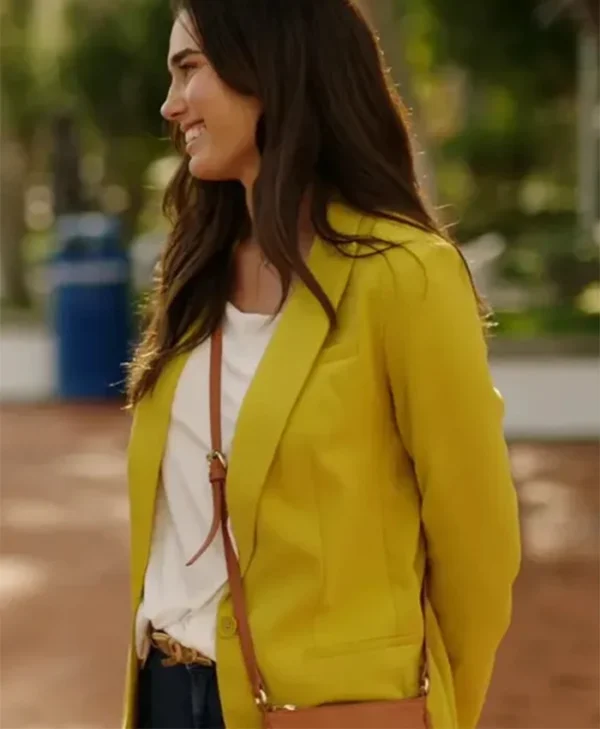 The Love Advisor 2023 Rachel Vallori Yellow Blazer