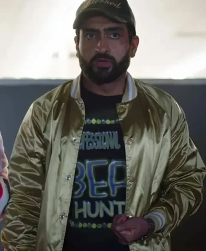 The Lovebirds Kumail Nanjiani Varsity Bomber Jacket The Lovebirds Kumail Nanjiani Varsity Bomber Jacket