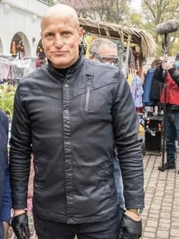 The Man from Toronto All Black Leather Jacket