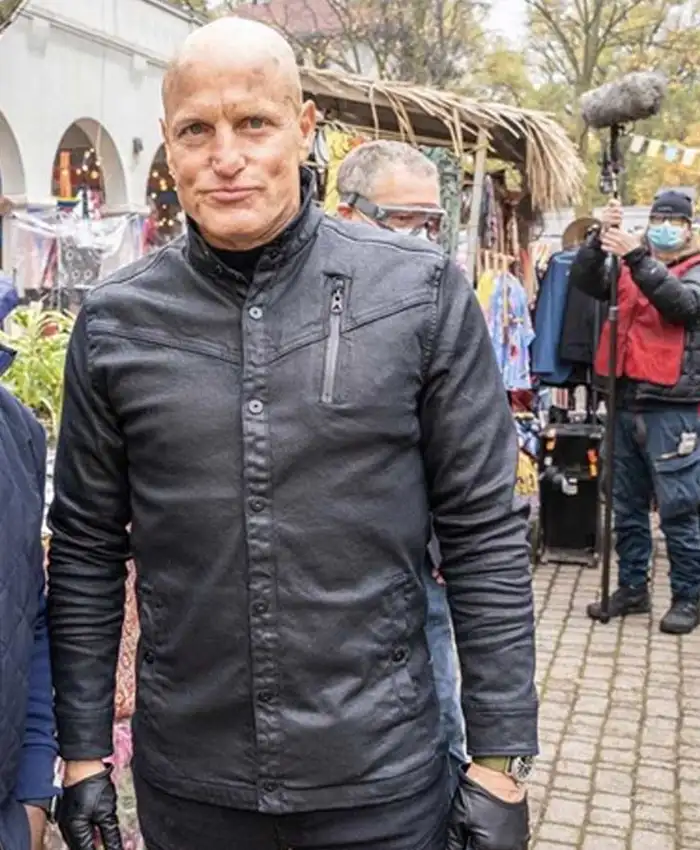 The Man from Toronto Woody Harrelson Black Coat The Man from Toronto Woody Harrelson Black Coat