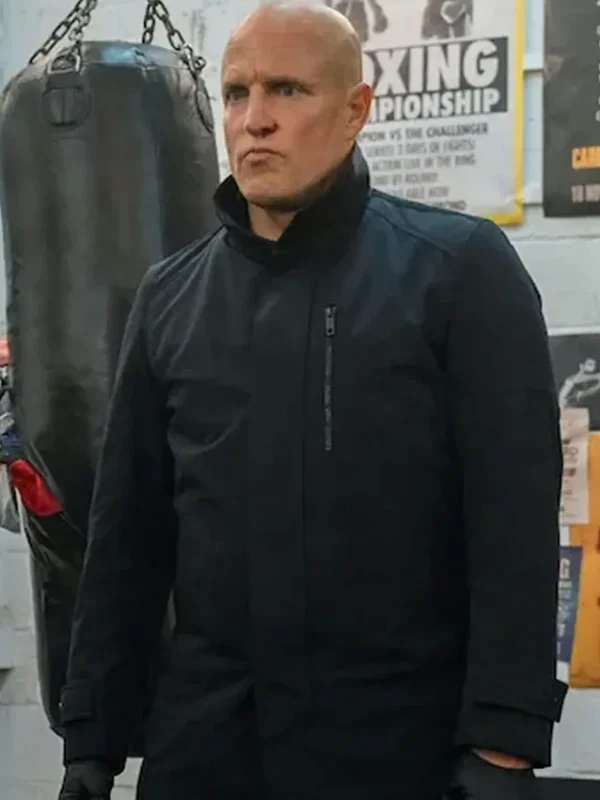 The Man from Toronto Woody Harrelson Black Coat