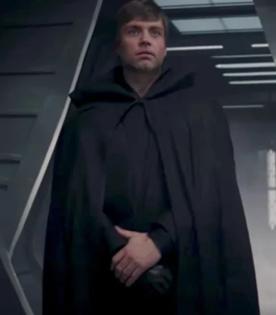 The Mandalorian Luke Skywalker Black Cloak Coat