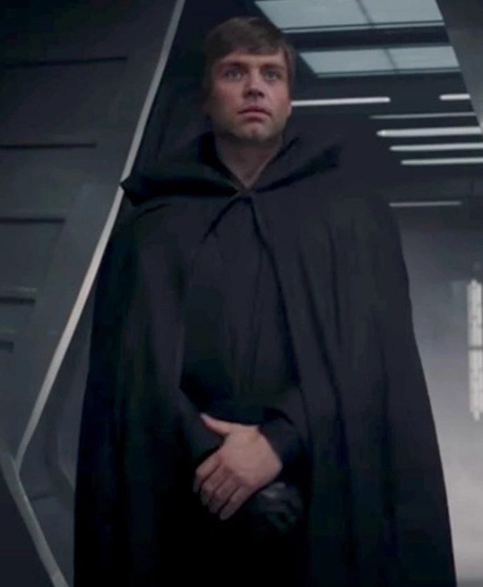 The Mandalorian Luke Skywalker Black Cloak Coat The Mandalorian Luke Skywalker Black Cloak Coat