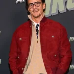The Mandalorian and Grogu Event Pedro Pascal Suede Jacket