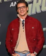 The Mandalorian and Grogu Event Pedro Pascal Suede Jacket