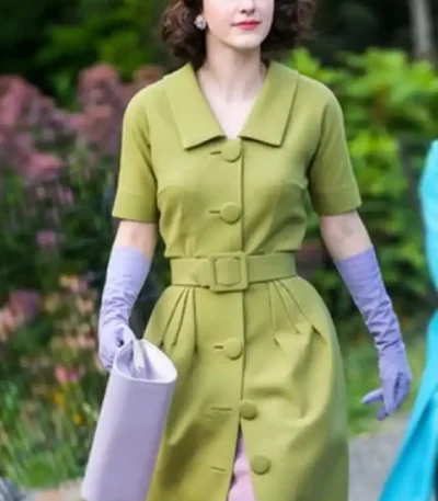 The Marvelous Miriam Maisel Green Coat