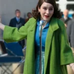 The Marvelous Mrs Maisel Miriam Mid Length Green Coat
