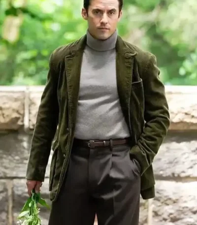 The Marvelous Mrs. Maisel Handsome Man Green Corduroy Blazer