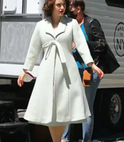 The Marvelous Mrs. Maisel Rachel Brosnahan S04 White Coat