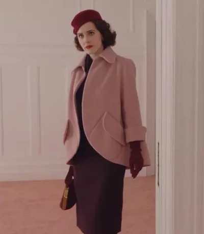 The Marvelous Mrs. Maisel S05 Rachel Brosnahan Pink Coat