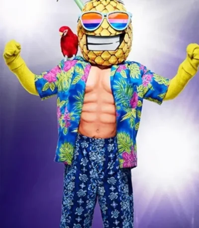 The Masked Singer Pineapple Floral Shirt