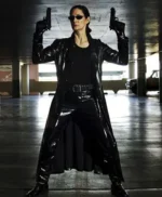 The Matrix 4 Trinity Carrie Anne Moss Coat